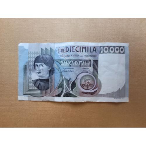Billet De 10000 Lires De La Banca D'italia ( 06/09/1980 ). N I.B. 697695 S.