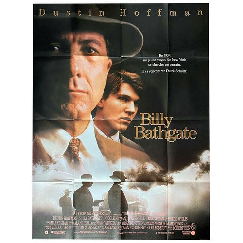 Billy Bathgate - Vritable Affiche De Cinma Plie - Format 120x160 Cm - De Robert Benton Avec Dustin Hoffman, Nicole Kidman, Loren Dean, Bruce Willis, Steven Hill, Steve Buscemi, Billy Jaye - 1992