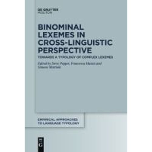 Binominal Lexemes In Cross-Linguistic Perspective    Format Broch 