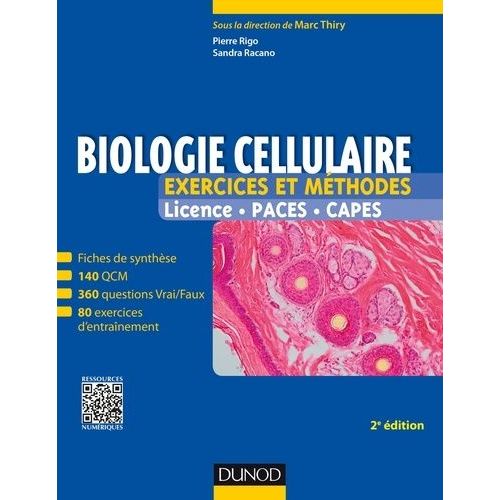 Biologie Cellulaire - Exercices Et Mthodes    Format Grand Format 