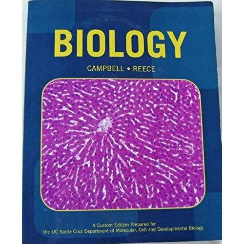 Biology: A Custom Edition Prepared For The Uc Santa Cruz Department Of Molecular, Cell, And Developmental Biology (Custom Text)   de Neil A. Campbell  Format Broch 
