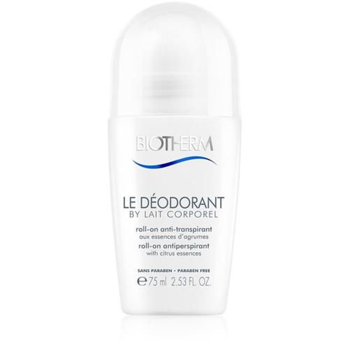 Biotherm Lait Corporel Le Dodorant Anti-Transpirant Roll-On Sans Parabne 75 Ml