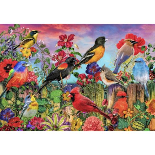 Birds And Blooms Garden - Puzzle 1000 Pices