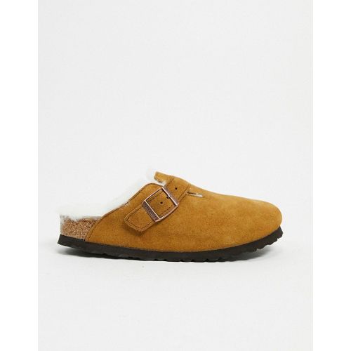 Birkenstock - Boston - Sabots Doubls De Fourrure - Vison-Fauve - 1001141 - 40