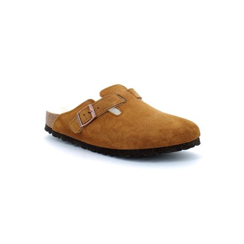Birkenstock - Boston - Sabots Doubls De Fourrure - Vison-Fauve - 1001141 - 41