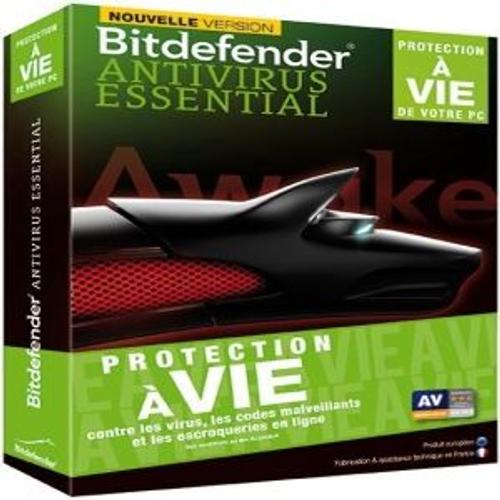 Bitdefender Antivirus Essential - Ensemble De Botes - 1 Pc - Disponible Pendant La Dure De Vie Du Pc - Win - Franais