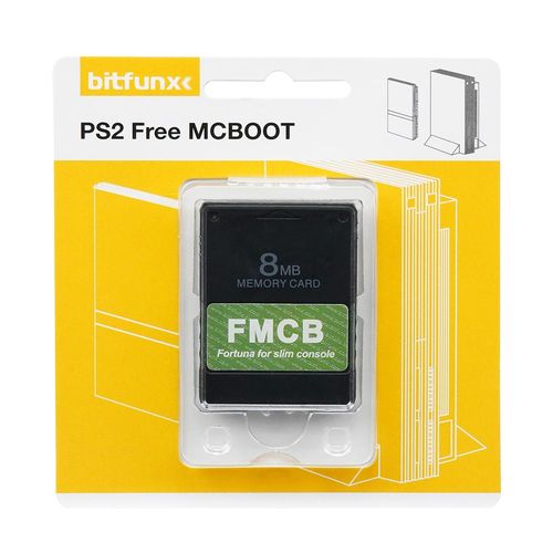 Bitfunx-Carte Mmoire Fortuna Fmcb Mcboot Pour Sony Playstation 2,Console De Jeu Ps2 Slim - Type 8mb