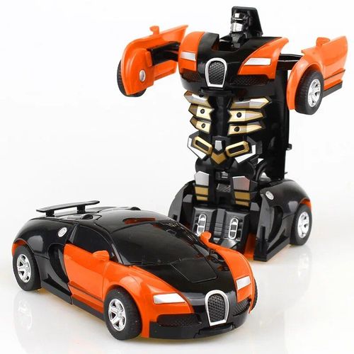Bjog - Nouveau Style Mini 2 En 1 Anime Transformation Robot Mode