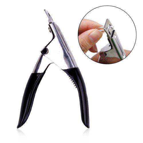 Black-Faux Ongle Coup - Coupe-Ongle Professionnel Pour Faux Ongles, Coupe-Ongle En Acrylique, Bord Droit, Manucure, Coupe-Ongle