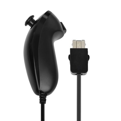 Black Gauche - Manette De Jeu  Distance Sans Fil Dahchuck, Manette De Jeu Pour Nintendo Wii Et Wii U, 2 En 1, Motion Plus En Option, Contrleur De Jeu Vido