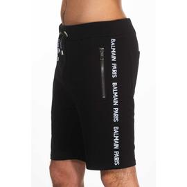 Short superposé à logo imprimé Balmain pour homme en coloris Noir Homme Vêtements Shorts Shorts casual 