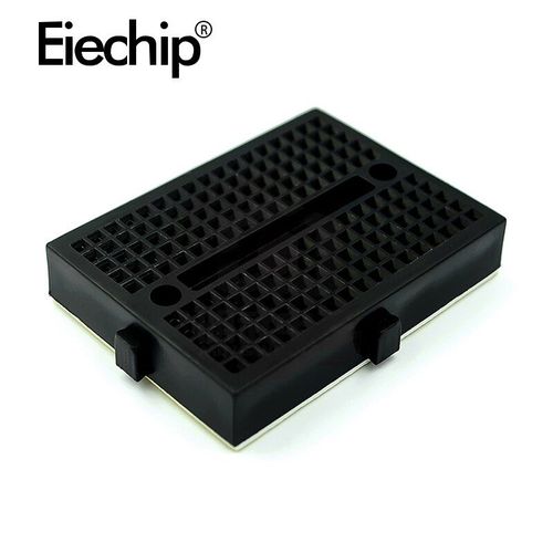 Black Mini planche  pain sans soudure, SYB-170, carte de Test d'exprimentation, 170 points d'attache, bricolage pour Arduino, 65 pices dupont Line, 1 pice