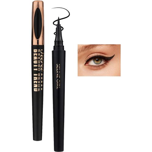 Black Waterproof Liquide Eyeliner Rsistant  L'huile Pas De Bavures Pointe D'ponge Liner Liquide Outils De Maquillage Professionnel Des Yeux