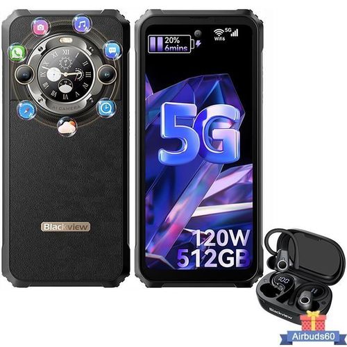 Blackview BL9000 Smartphone Incassable 5G Double cran 24Go+512Go 6.78