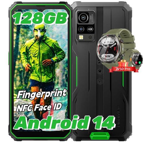 Blackview BV4800 Pro Smartphone Incassable Android 14 Octa-Core 12Go+128Go cran 6.56