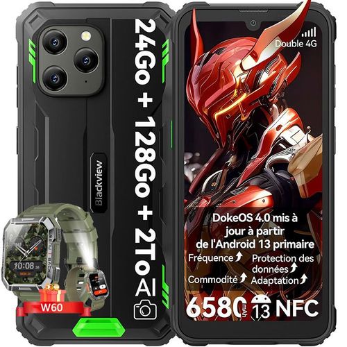 Blackview BV5300 Plus Smartphone Incassable Android 13 6,1