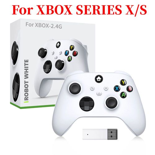 Blanc A - Manette De Jeu Sans Fil Avec Rcepteur Pc, Manette De Jeu, Graphite G, Windows 7, Windows 8, Windows 10, Touristo-Vibration, Xbox Series X, S