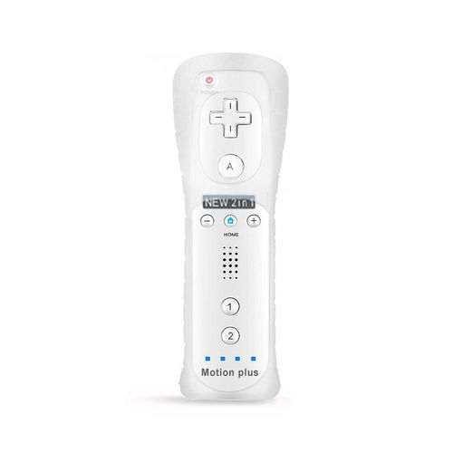 Blanc A - Tlcommande Avec Motion Plus Pour Nintendo Wii, Manette De Jeu Sans Fil Dahchuck, Manette De Console, Manette De Jeu, 2 Pices
