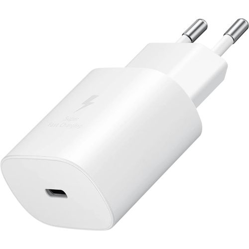 Blanc Chargeur Rapide Pour Samsung Galaxy A55, A35, A15, A25, A05s / S24 Ultra, S24+, S24, S23 Fe... Usb-C 25w Ta-800 Blanc