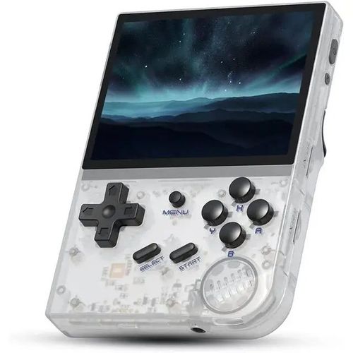 Blanc - Console De Jeu Rtro Rg35xx, Compatible Avec Le Systme Linux, cran Ips De 3.5 Pouces, Vido De Poche Portable, Cadeaux Pour Enfants