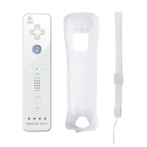 Blanc Droit - Ensemble 2 En 1 Pour Console Nintendo Wii, Manette De Jeu Sans Fil, Tlcommande Dahchuck, Manette, Manette, Motion Plus En Option