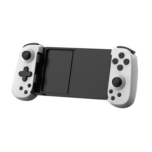 Blanc - Manette De Jeu Extensible Sans Fil D6 Bt 5.0 Pour Tlphone Portable, Manette Rtractable Pour Pc, Manette De Jeu Vido, Android, Ios