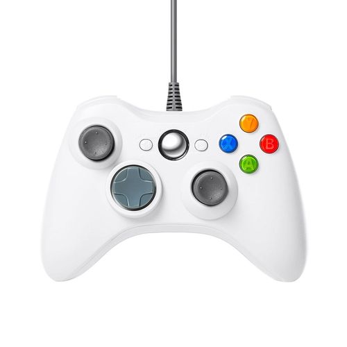 Blanc - Manette De Jeu Filaire Usb Microsoft Pour Xbox 360, Manette De Jeu, Manette De Jeu, Manette De Jeu, Pc, Tlphone Portable, Console