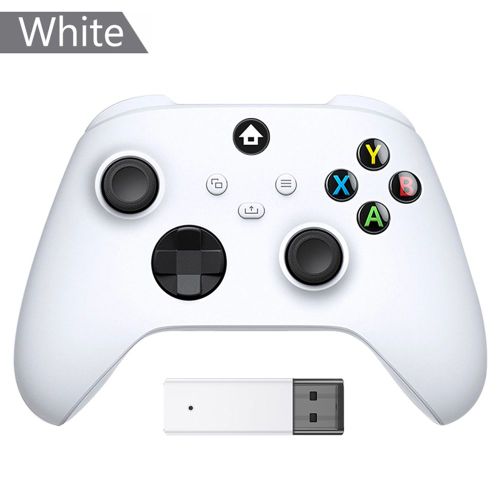 Blanc - Manette De Jeu Sans Fil Avec Rcepteur Pc, Manette De Jeu, 2.4g, Windows 7, 8/10, Touriste-Vibration, Xbox Series X, S