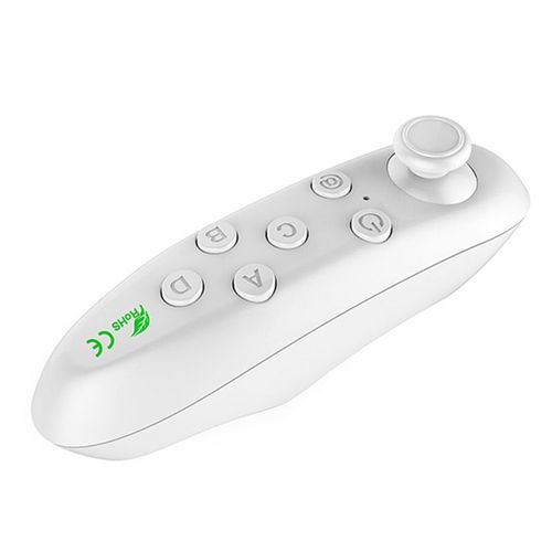 Blanc - Manette De Jeu Sans Fil Bluetooth Pour Android, Joystick, Contrleur De Jeu Pour Lunettes 3d Vr Box, Mise  Jour De La Tlcommande Vr