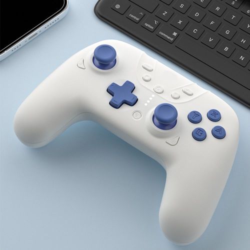 Blanc - Manette De Jeu Sans Fil Bluetooth Pour Nintendo Switch, Oled, Lite, Manette De Jeu, Manette Pour Ios, Android, Pc, Accessoires De Jeu
