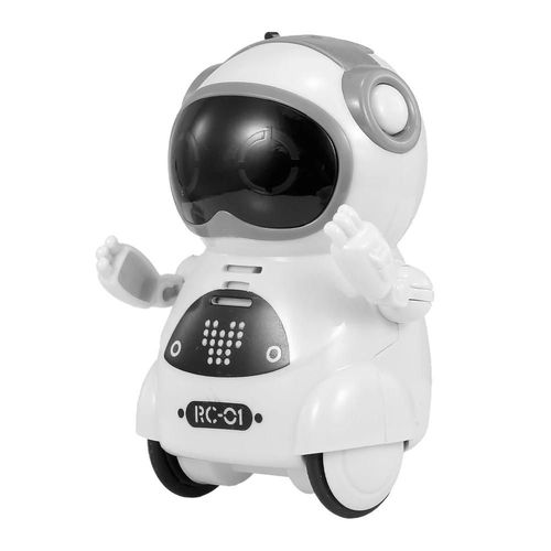 BLANC - Mini Robot de poche 939A, jouet parlant, Dialogue interactif, reconnaissance vocale, enregistrement, chant, danse, raconter des histoires
