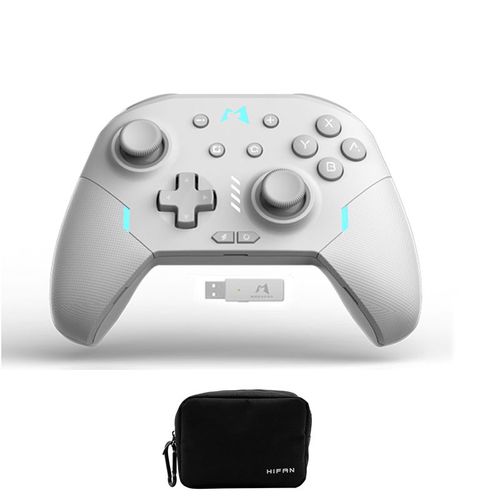 Blanc - Mobapad Huben M9-Manette De Jeu Bluetooth Sans Fil, Manette De Jeu  Six Axes, Accessoires Dlibrment Pour Pc, Nintendo Switch, Android, Ios