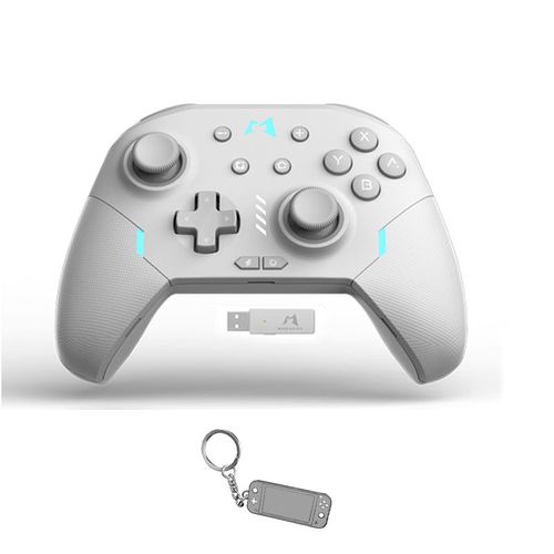 Blanc - Mobapad Huben M9-Manette De Jeu Bluetooth Sans Fil, Manette De Jeu  Six Axes, Accessoires Dlibrment Pour Pc, Nintendo Switch, Android, Ios