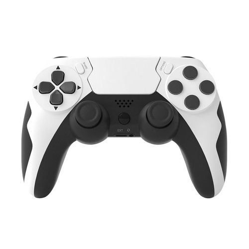 Blanc Noir - Manette De Jeu Sans Fil Bluetooth  Double Vibration, 6 Axes, Avec Pav Tactile, Microphone, Port Pour couteurs, Pour Ps4, Ps3, Pc, Nouveaut