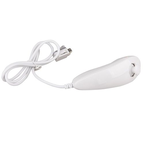 Blanc Pour Nunchuck Manette De Jeu Sans Fil Nunchuck 2 Fr 1 Pour Nintendo Wii Motion Plus, Controlleur  Distance, Joystick