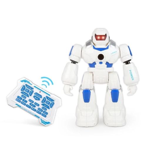 BLANC - Puzzle multifonction RC Robot intelligent, programmation intelligente, commutateur de marche, Mode de combat, chant, danse, lumire frache, jouet RC pour enfants
