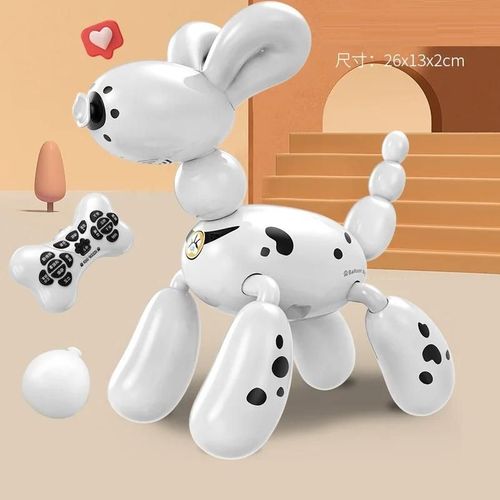 Blanc - Robot intelligent pour enfants, Programmable, interactif, RC, fonction tactile, chien, raconter des histoires, chanter, jouets rouges, batterie de grande capacit