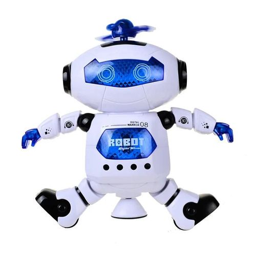 BLANC - Robot Vector avec musique, Rotation de 360  avec lumire LED, jouets pour enfants, cadeaux