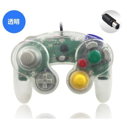 Blanc Transparent - Couleur Transparente Pour N-G-C Gamepad Un Bouton Filaire Contrleur De Jeu Joystick Pour G-Amec-Ube Pour G-C