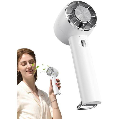 Blanc Ventilateur portatif, ventilateur personnel portatif,Ventilateurs de refroidissement  petit visage - Ventilateur portable, ventilateur personnel avec technologie de refroidissement actif, 3