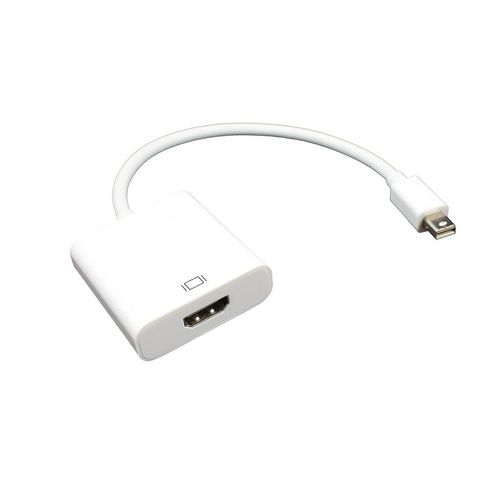 blanche - Adaptateur Mini DisplayPort vers HDMI, cble Mini Display Port vers convertisseur DP Thunderbolt de haute qualit pour Apple Pro Air