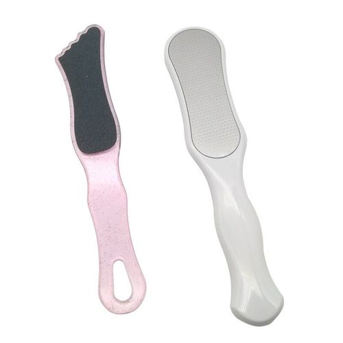 Blanche - Rpe  Pied En Acier Inoxydable, Lime  Talon, Dissolvant, Pdicure, Gommage Des Pieds, Outils De Manucure, 2 Pices