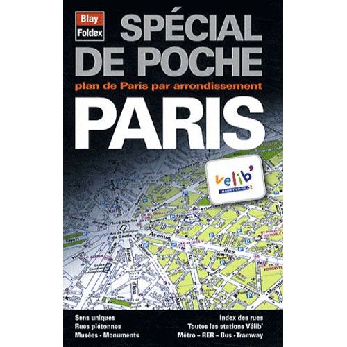 Spcial De Poche Plan De Paris Par Arrondissement   de blay foldex  Format Poche 