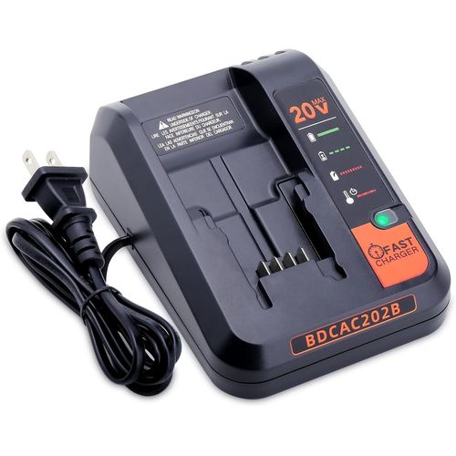 Blazeflux-Chargeur Bdcac202b 2.0a Black And Decker 20v Lithium, Batteries 12v Max Et 20v Max Lbxr20 Lbxr2020 Lbx4020 Lbx20