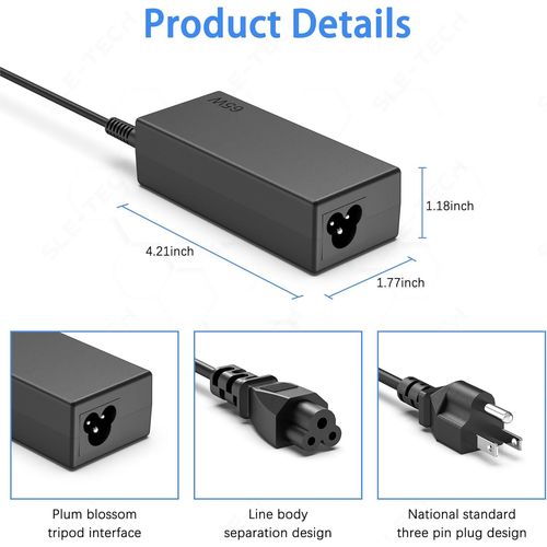 BLAZEFLUX-Chargeur USB C 65W Lenovo Thinkpad/Yoga/Chromebook, T480 T480S C930 C940 100e 300e 500e, modele ADLX65YLC3D 4X20M26268