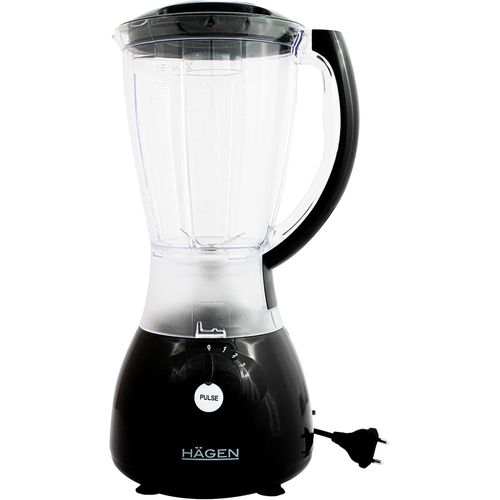 Blender et Moulins  Caf 2en1  4 Vitesses et Fonction Pulse,Robot Culinaire Multifonctions,bol en plastique de capacit de 1,7 litres,Noir,Haute Puissance de 600 W Max,HA5527-noir.[P200]