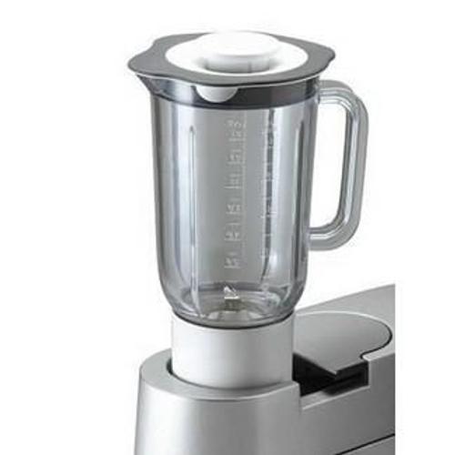 At337 Blender / Mixeur Complet Blanc Acrylique 1,5l Pour Robots Chef