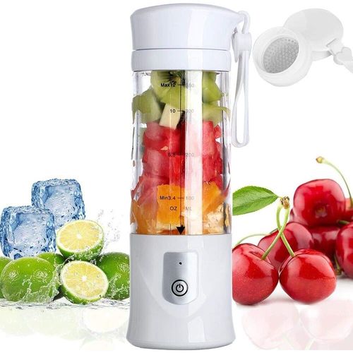 Blenders,Portable Mixeur Des Fruits Rechargeable Avec Usb,Mini Blender Pour Smoothie,Milk-Shake,Jus De Fruits,Blender Portable 350-420Ml Pour Sport Et Voyage,Sans Bpa,Bouteille Typ[MIN5280459]