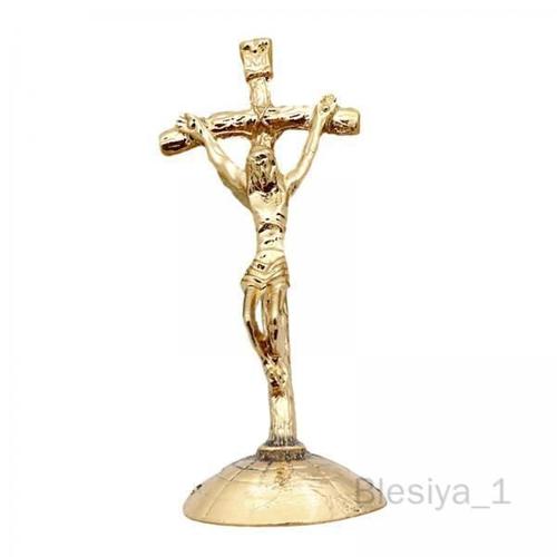 Blesiya 6 Statue De Jsus En Croix Debout, Crucifix De Table, Pour Table  Manger, Robuste A