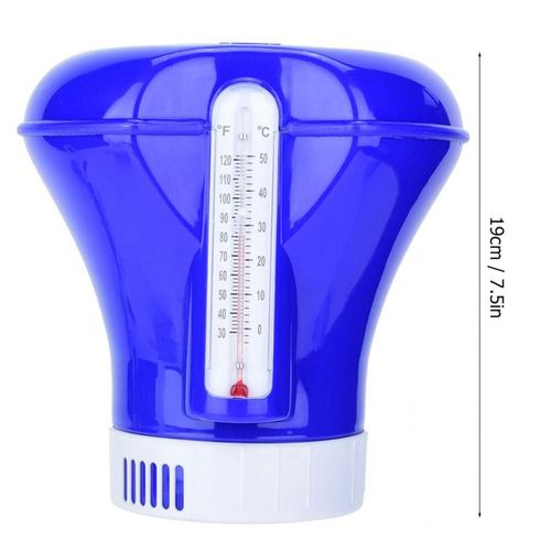Bleu - Distributeur Piscine Flottant Distributeur De Chlore Chimique Avec Thermomtre Dsinfection Applicateur Automatique Pompe Outil Piscine